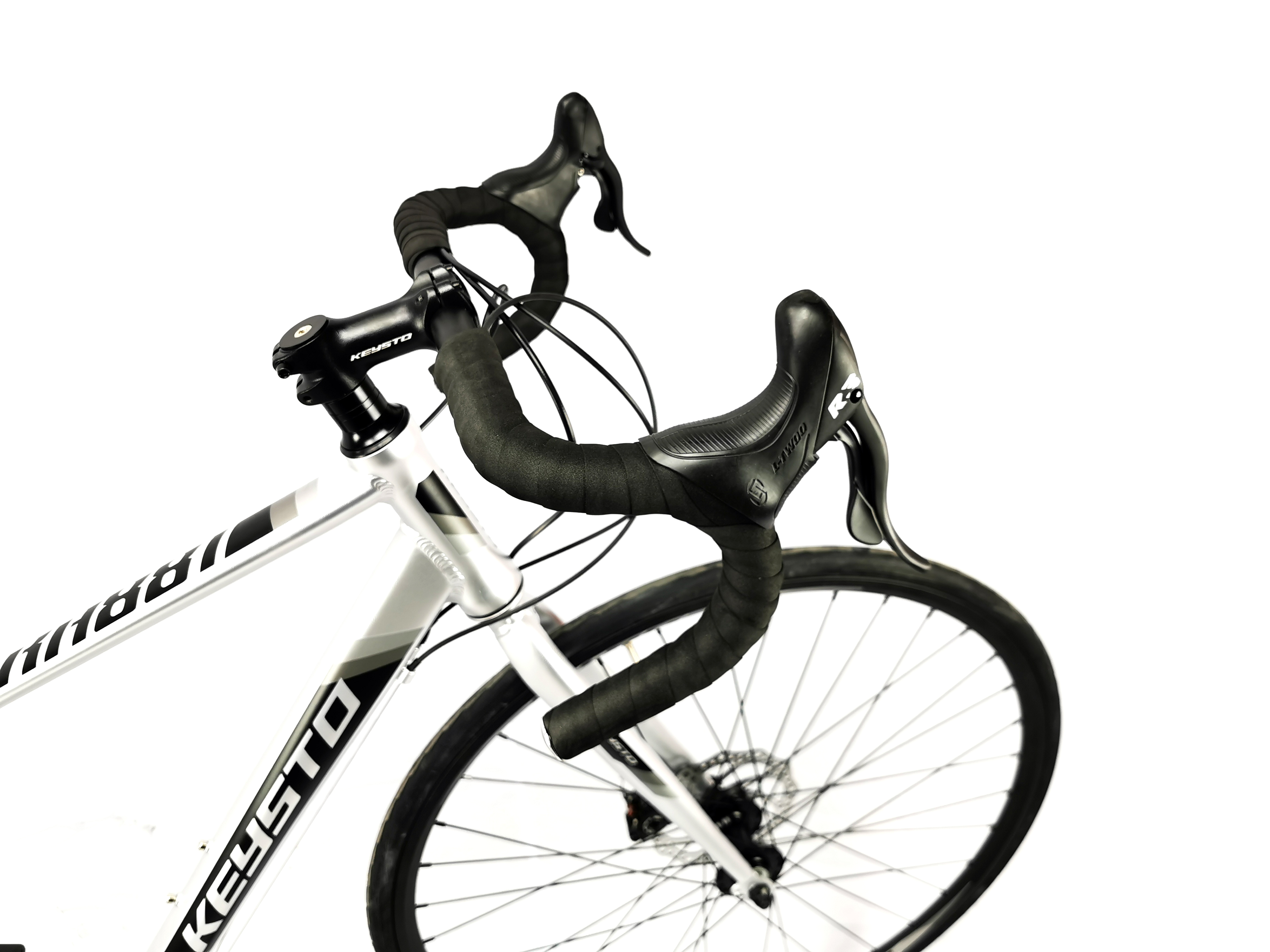 จักรยานเสือหมอบมือตบ RA881 KEYSTO 700C เกียร์ 16 สปีด เฟรมอลูมิเนียม หมอบดิส