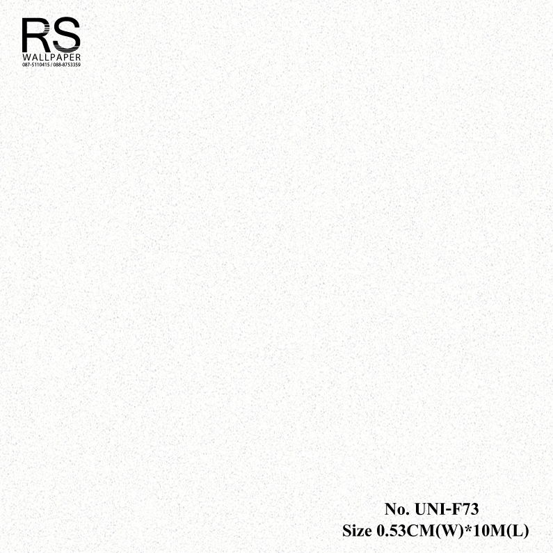 วอลเปเปอร์ติดผนัง ลายเม็ดกรวดเม็ดทราย สีขาว No.UNI-F73