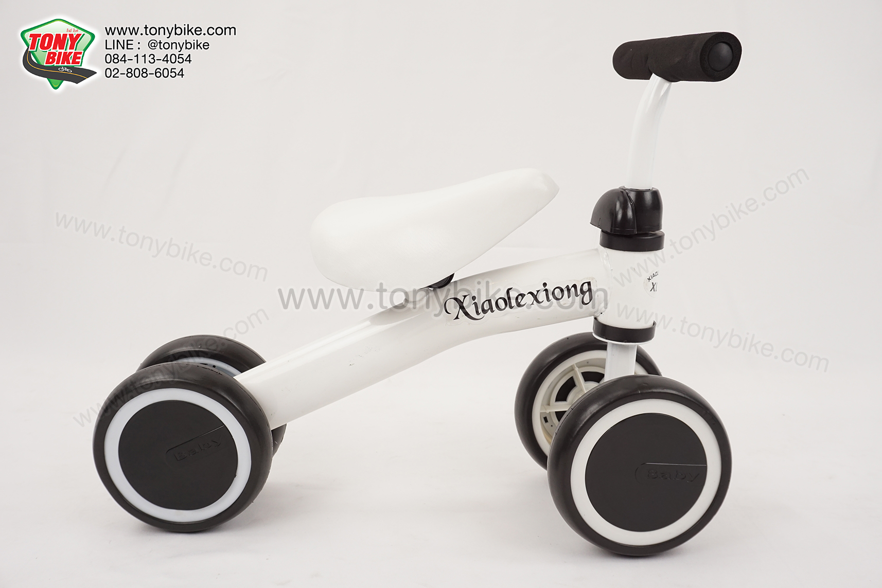 จักรยานขาไถ จักรยาน balance bike สีขาว