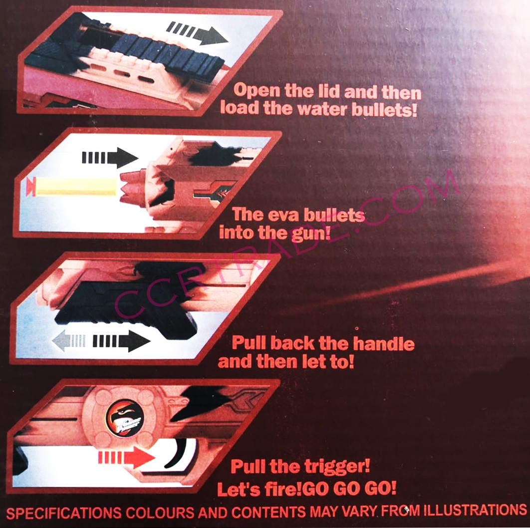 ปืนเนิร์ฟลายพราง 2 in 1 ยิงกระสุนโฟม+กระสุนน้ำ 800 ลูกกล่องจัมโบ้ 59 ซม.(1x2)