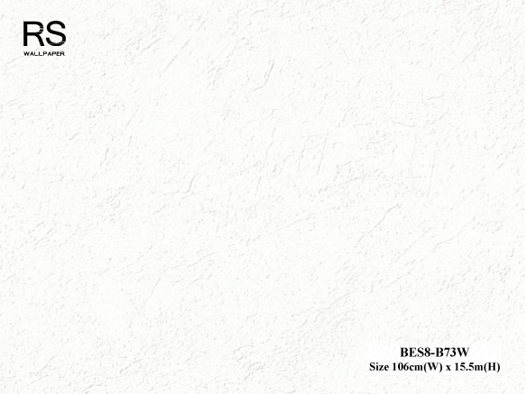 วอลเปเปอร์ลายปูนเปลือยคอนกรีต สีขาว BES8-B73W
