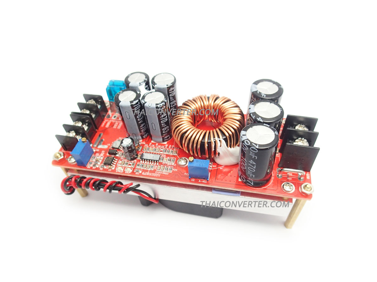 High Power DC Step-Up 12-60V to 12-75V 20A 1200W Max