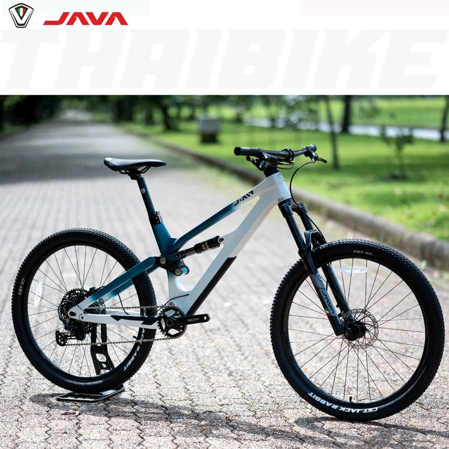 รถจักรยานเสือภูเขาคาร์บอน JAVA SALTAFOSSI Fullsuspension 27.5 SHIMANO 12SPD