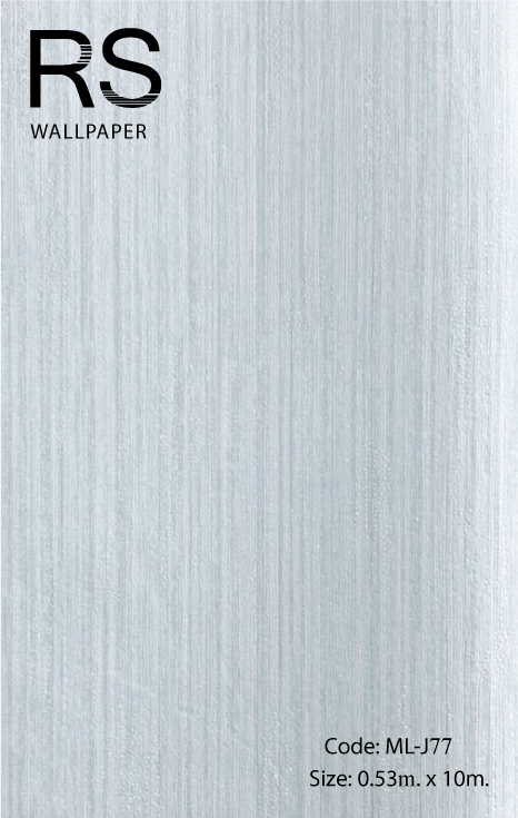 วอลเปเปอร์เทกเจอร์เส้นตรงพื้นโทนสีฟ้าอมสีเขียวอ่อน ML-J77