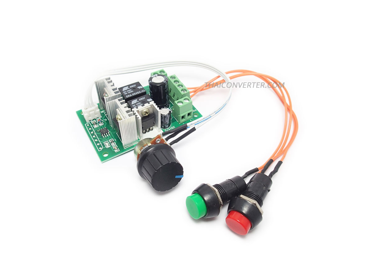 วงจรควบคุมทิศทาง-ความเร็วมอเตอร์ DC 6-30V 10A PWM