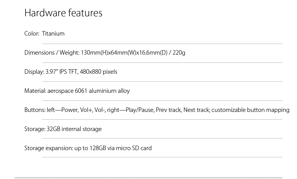 ขาย FiiO X7 เครื่องเล่นพกพาระดับ Hi-End หน้าจอ full touch screen เต็มรูปแบบ