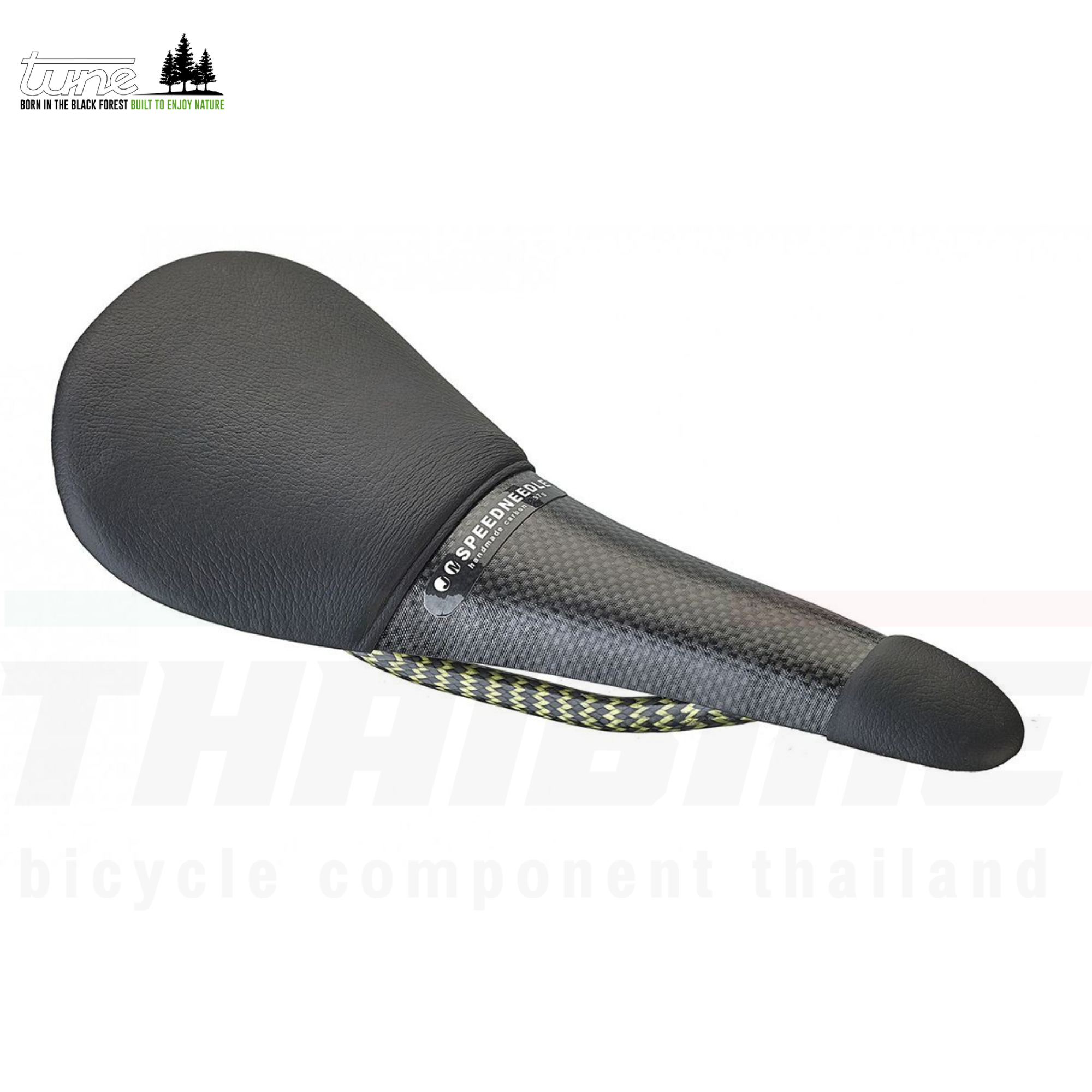 อานจักรยานคาร์บอนหุ้มหนัง Tune Speedneedle Leather Carbon Saddle