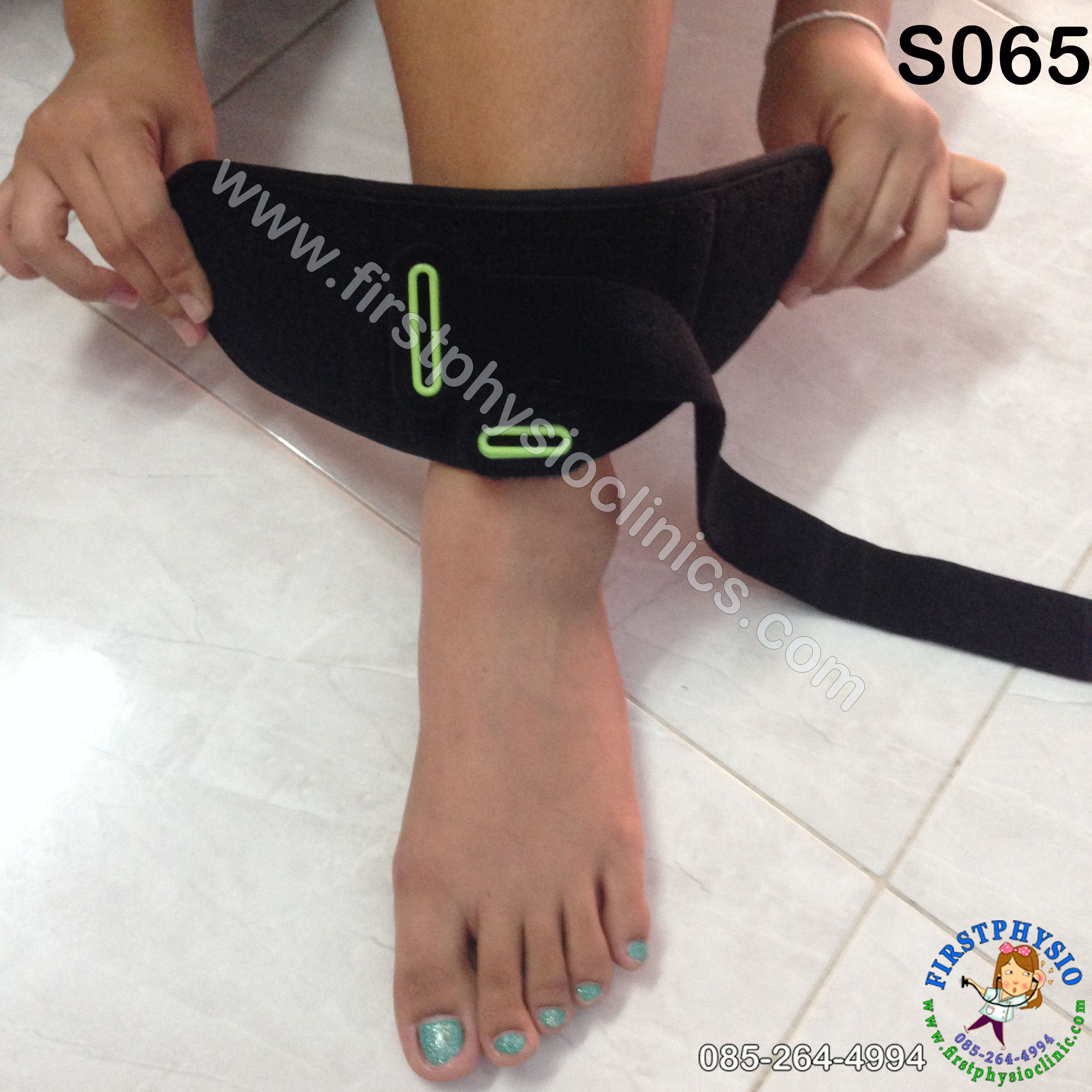 สายรัดกระดกเท้า (Foot up)/อุปกรณ์กันปลายเท้าตก/เท้าแกว่ง/สายรัดพยุงข้อเท้า/สายรัดพยุงปลายเท้า/ที่ประคองปลายเท้า