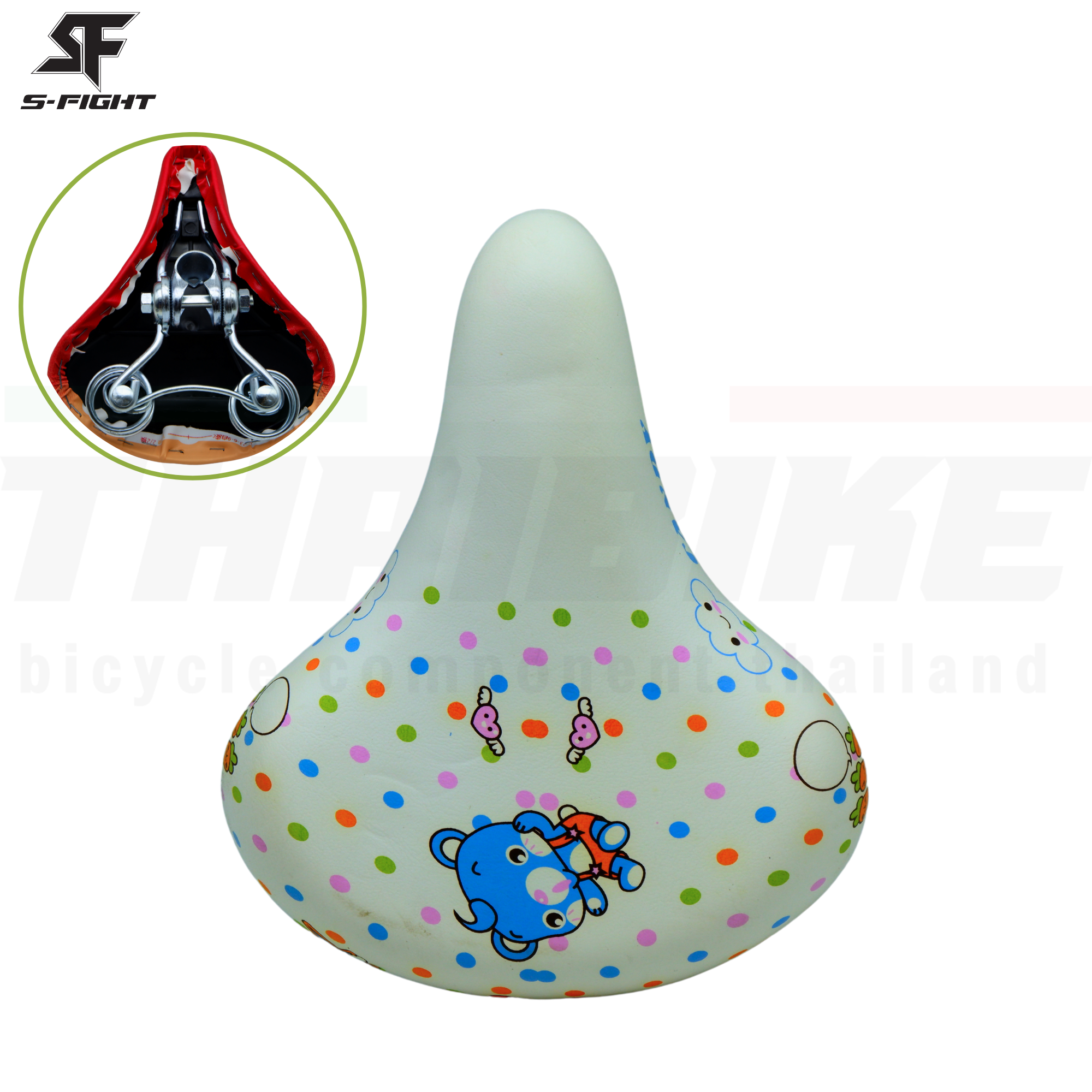 อานรถจักรยานเด็ก รถแม่บ้าน ฟองน้ำนุ่ม THAIBIKE CANDY