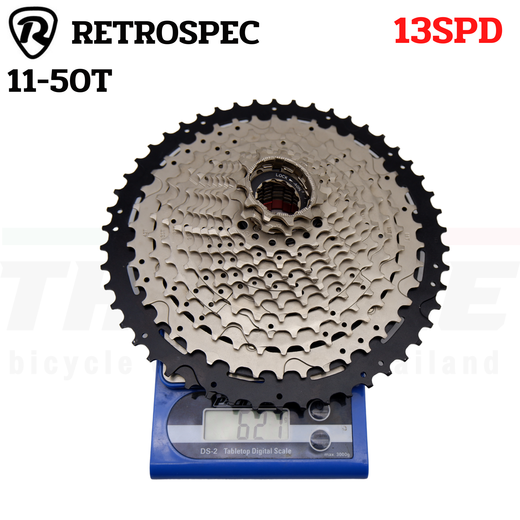 เฟืองจักรยานเสือภูเขา RETROSPEC 13SPD ขนาด 11-50T
