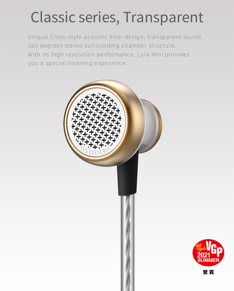 ขาย Astrotec Lyra Mini หูฟัง Dynamic 1 ไดรเวอร์ ประกันศูนย์ไทย