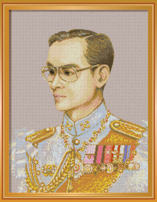ในหลวงภาพสี