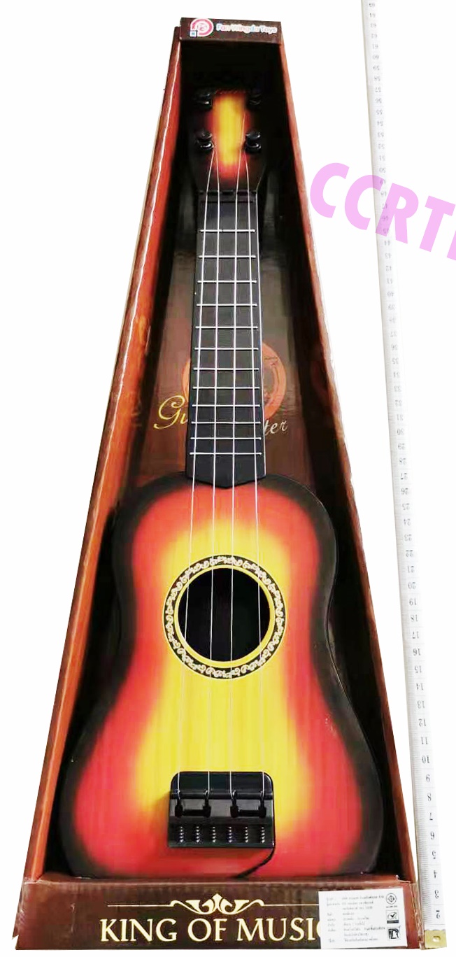 กีต้าร์อูคูเลเล่พลาสติกลายไม้กล่องใหญ่ 54.5 ซม.(1x3)