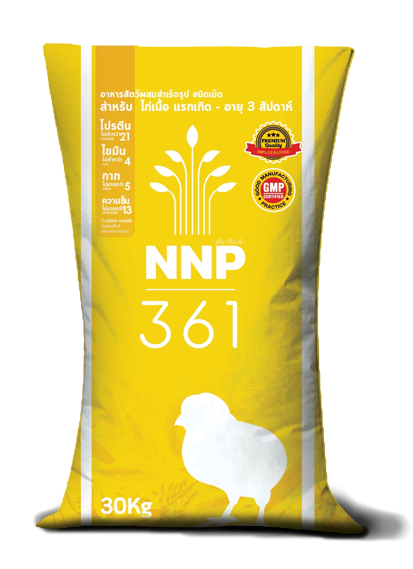 นานาพรรณ 361 อาหารไก่เนื้อแรกเกิด 21 % โปรตีน(NNP)