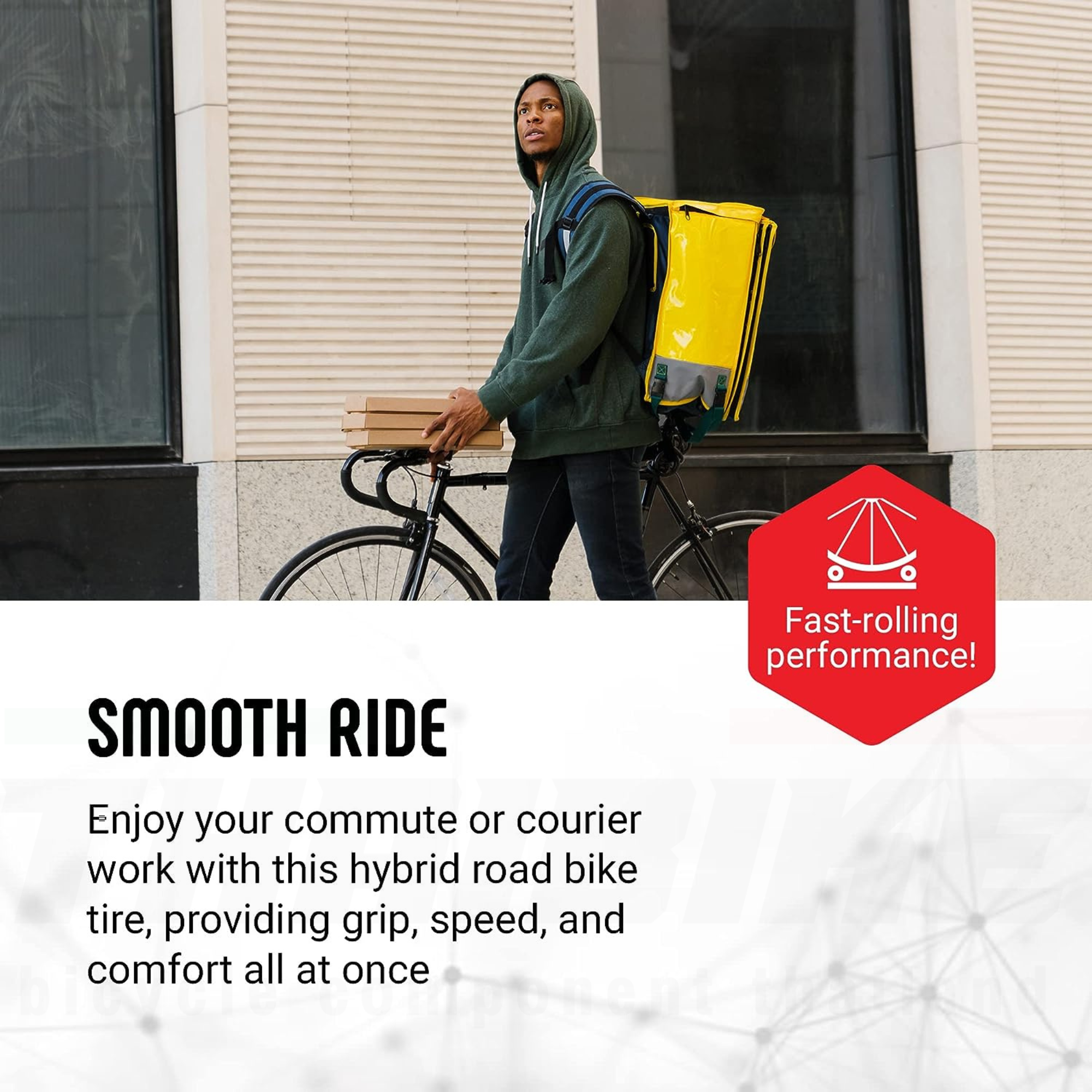 ยางนอกจักรยานทางเรียบ Vittoria Townee ขอบพับขนาด 16/20/26/27.5 นิ้ว 16X1.35 20X1.35 20xx1.5 26x1.5 26x1.75 27.5x1.75