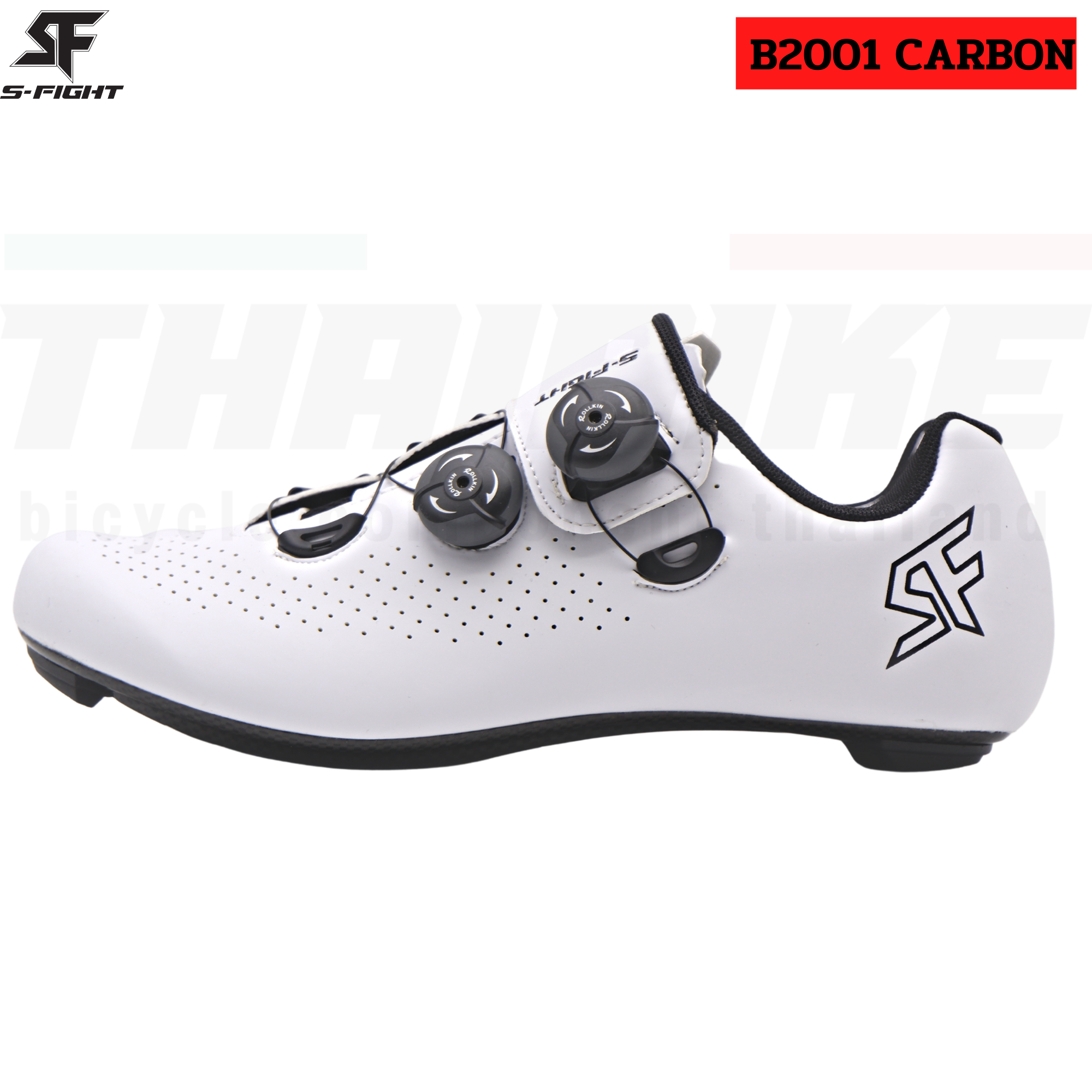รองเท้าปั่นจักรยาน S-Fight รุ่น B2001 CARBON พื้นคาร์บอน