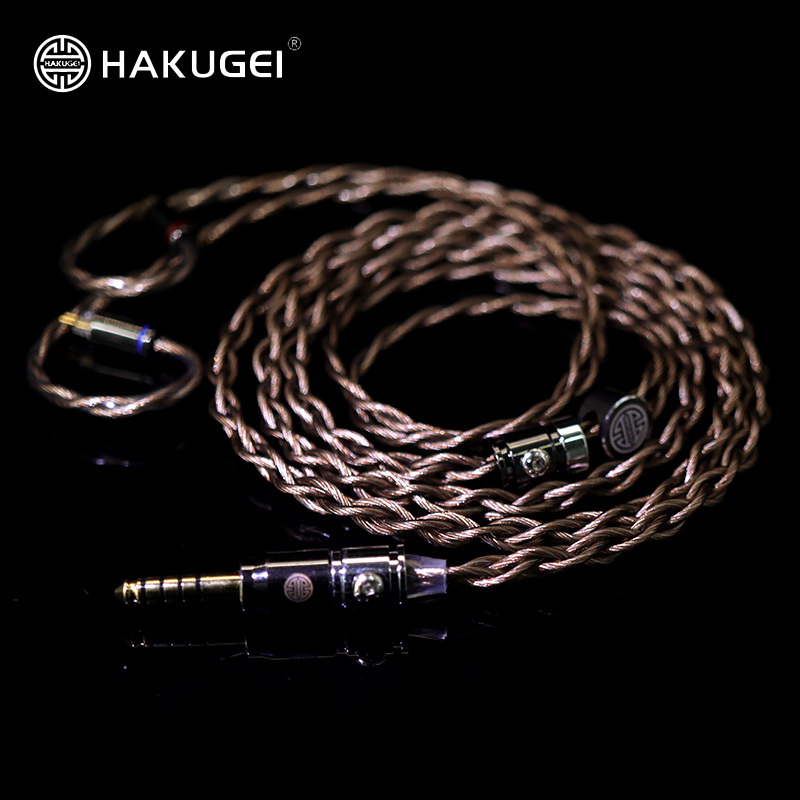 ขาย Hakugei Antiquity สายอัพเกรดหูฟัง 6N OCC ทองแดง+สายชุบเงิน แบบ Litz