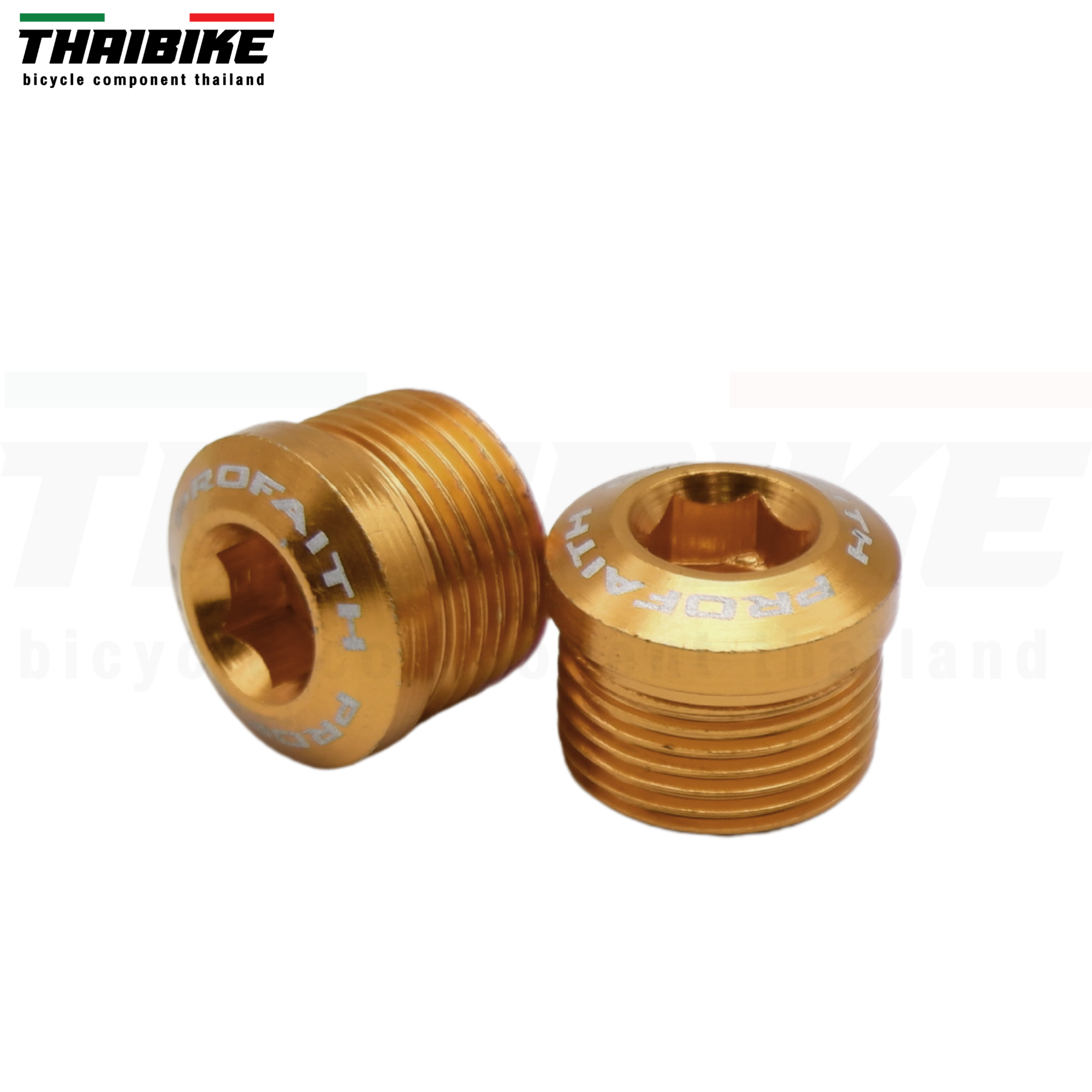 น็อตปิดวีเบรคจักรยานแบบอลูมิเนียม PROFAITH M10X8มม. Bolt For V Brake Hole