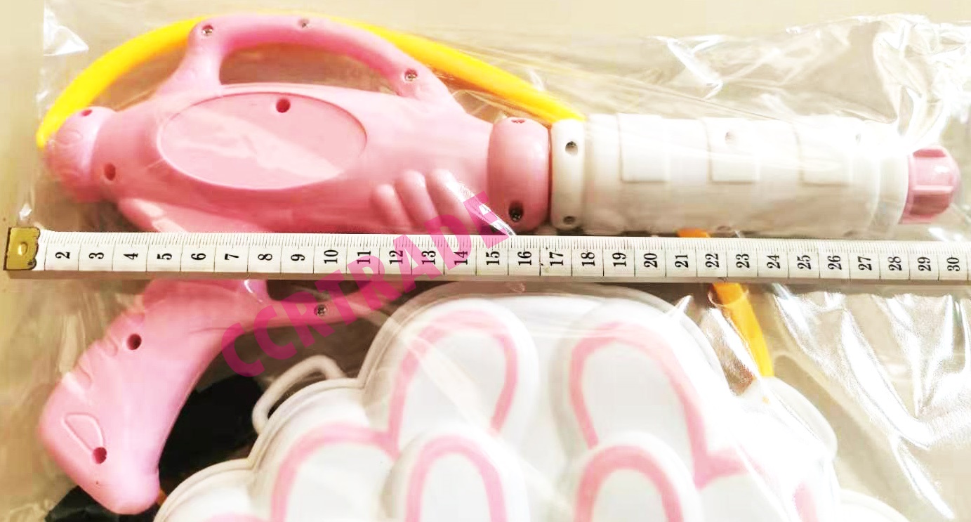เป้ฉีดน้ำปีกนางฟ้า+ปืนปั้มถุงจัมโบ้ PVC 26.5x46 ซม.(1x3)