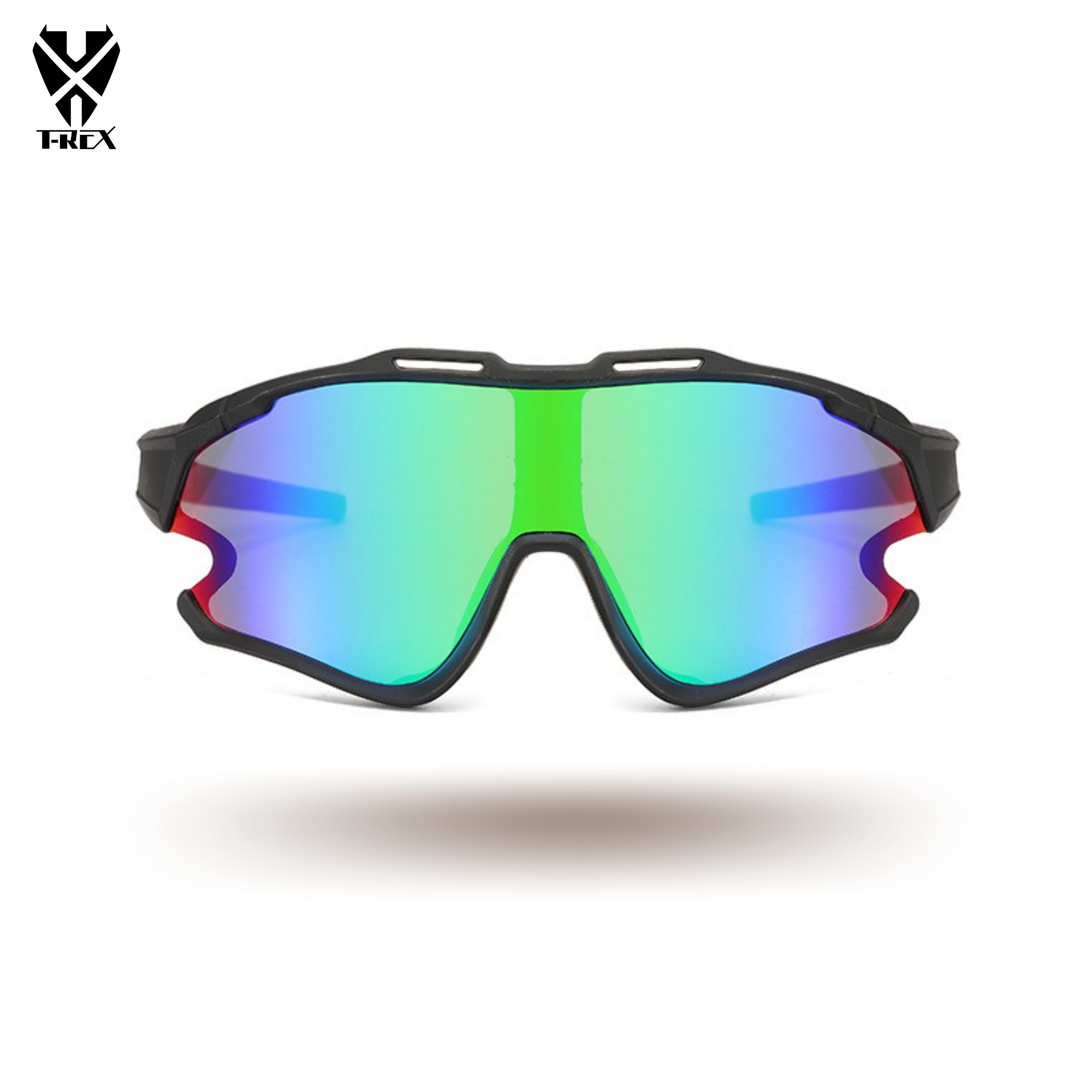 แว่นตาปั่นจักรยาน T-REX 8303 กันแดด กันลม กันฝุ่น UV แว่นกันแดด แว่นปั่น