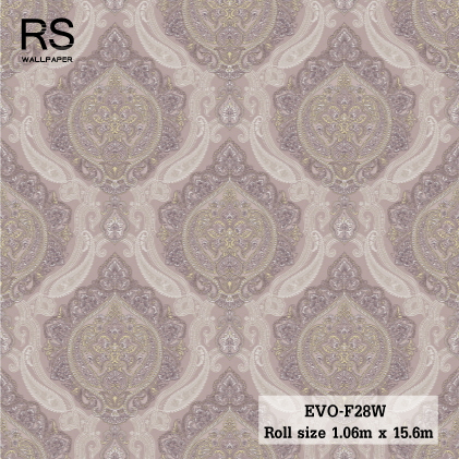 วอลเปเปอร์ ลายหลุยคลาสสิค EVO-F28W