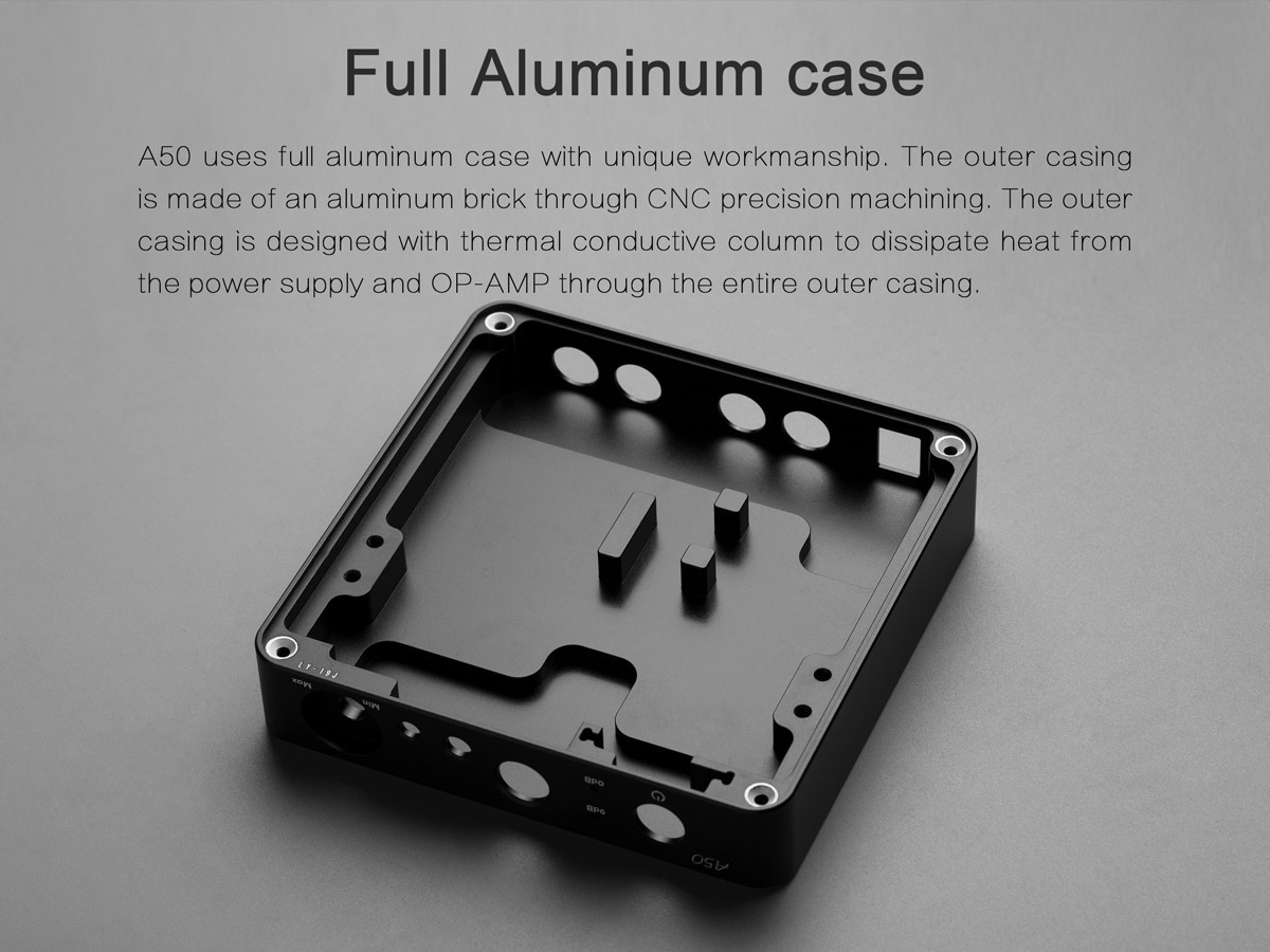 ขาย TOPPING A50 แอมป์หูฟังตั้งโต๊ะกำลังขับสูง รองรับย่านความถี่ 20-200kHz เหนือกว่า Hi-Res