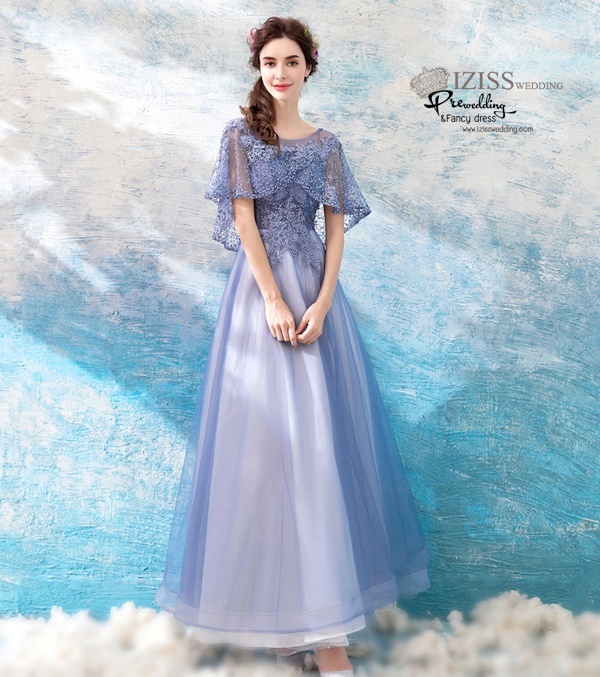 DL066 - **พรีออเดอร์** ชุดราตรี เดรสยาวออกงาน (Night party dresses) ชุดไปงานแต่งงานสวยๆ "ธีมสีแดงปักมุก"