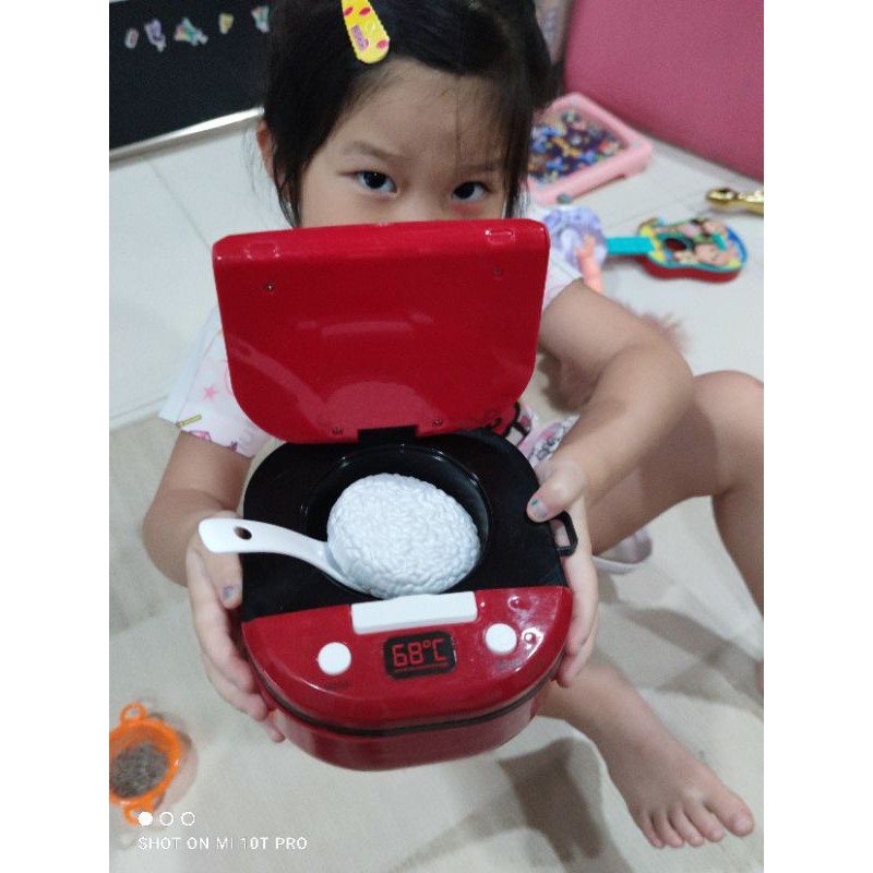หม้อหุงข้าวเด็ก หม้อหุงข้าวของเล่น ของเล่นหม้อหุงข้าว