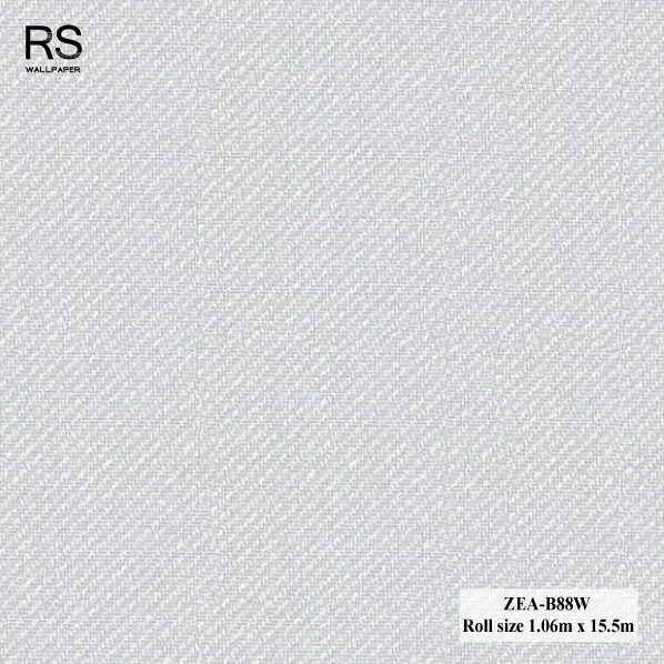 วอลเปเปอร์ลายผ้า พื้นสีเทา ZEA-B88W