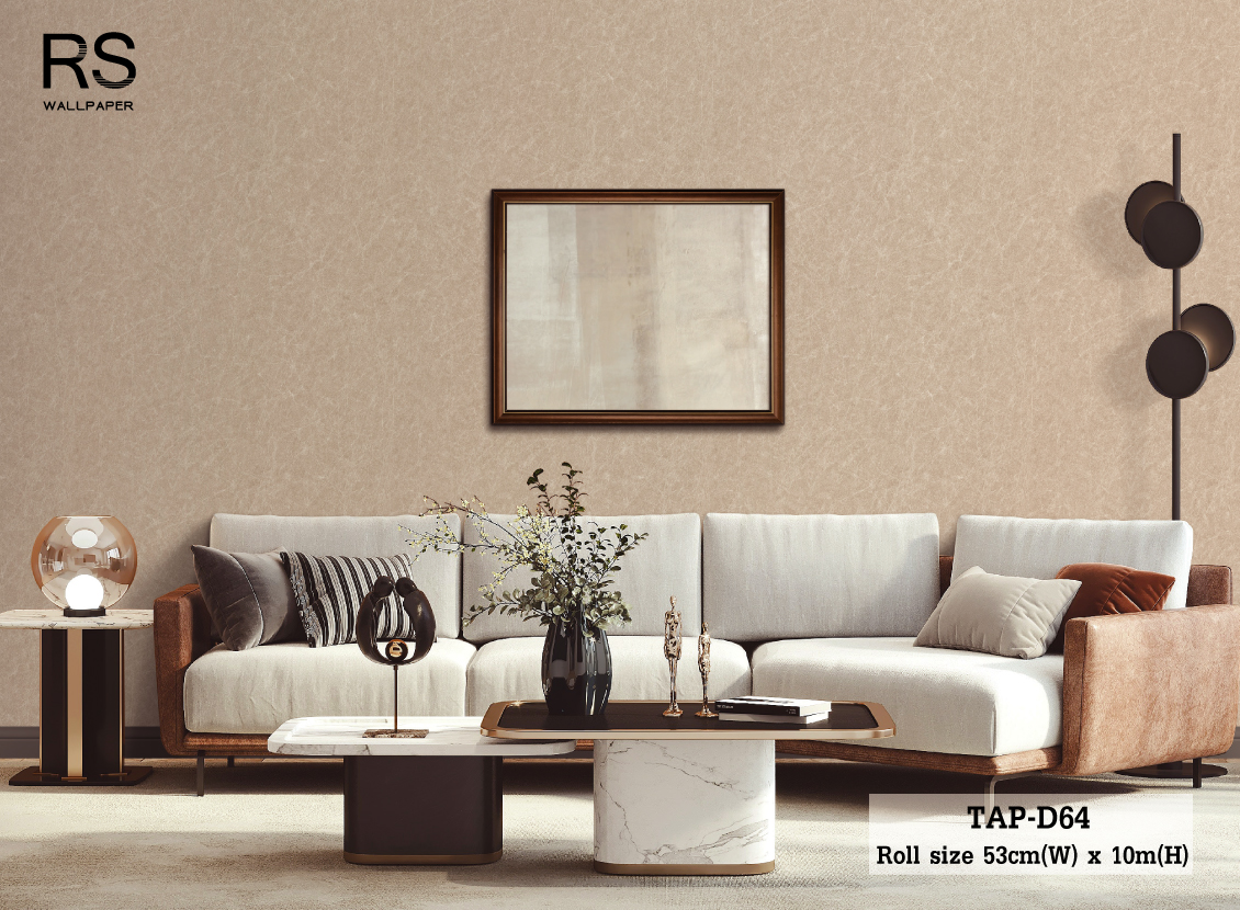 วอลเปเปอร์ลายหนัง สีน้ำตาล TAP-D64