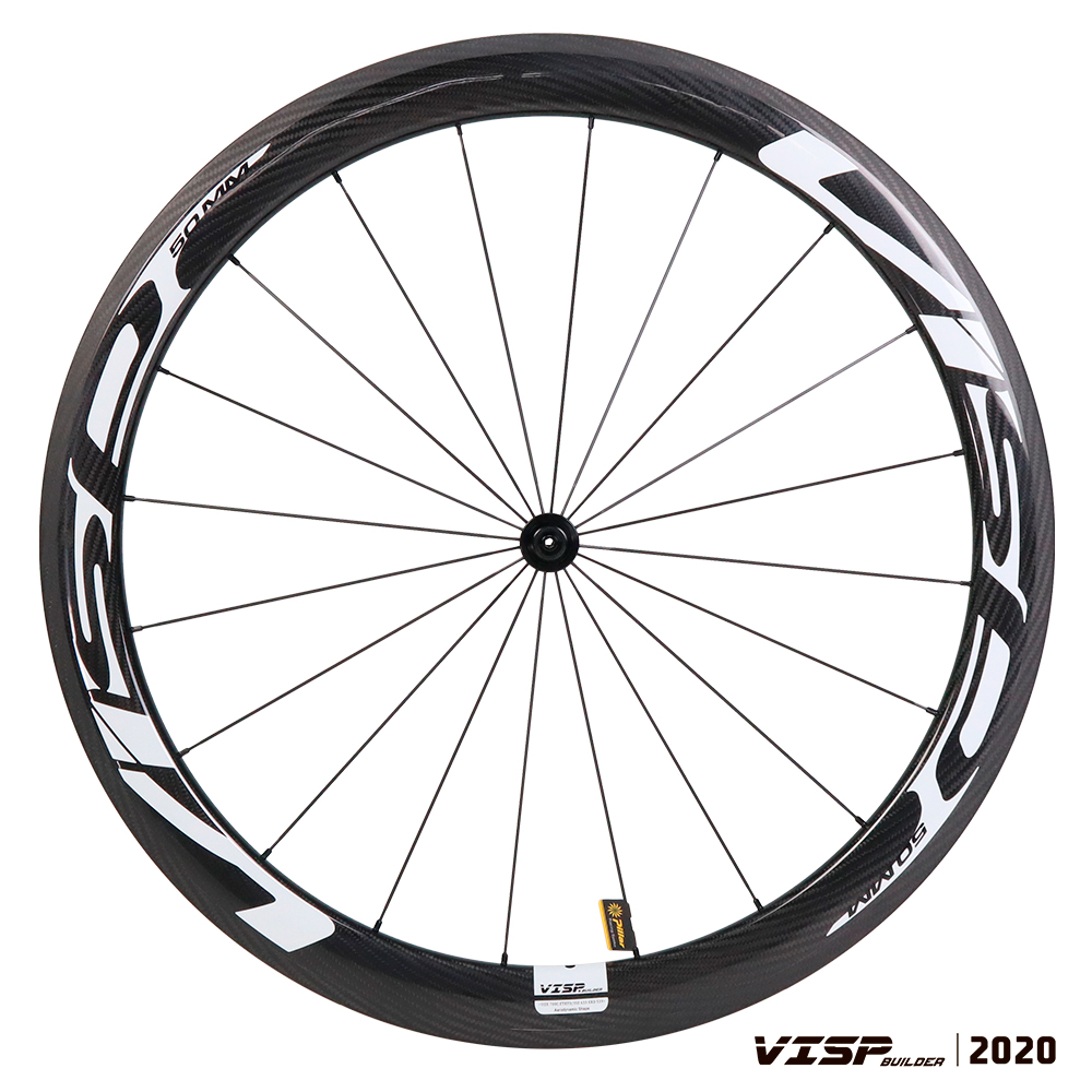ล้อจักรยานเสือหมอบคาร์บอน VISP ECO SERIES 2020 Rim 50/50 MM 3K TWILL