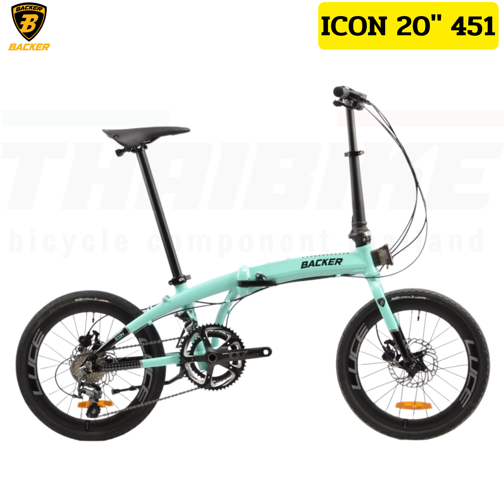 จักรยานพับได้ BACKER ICON 20 451 SHIMANO TIAGRA