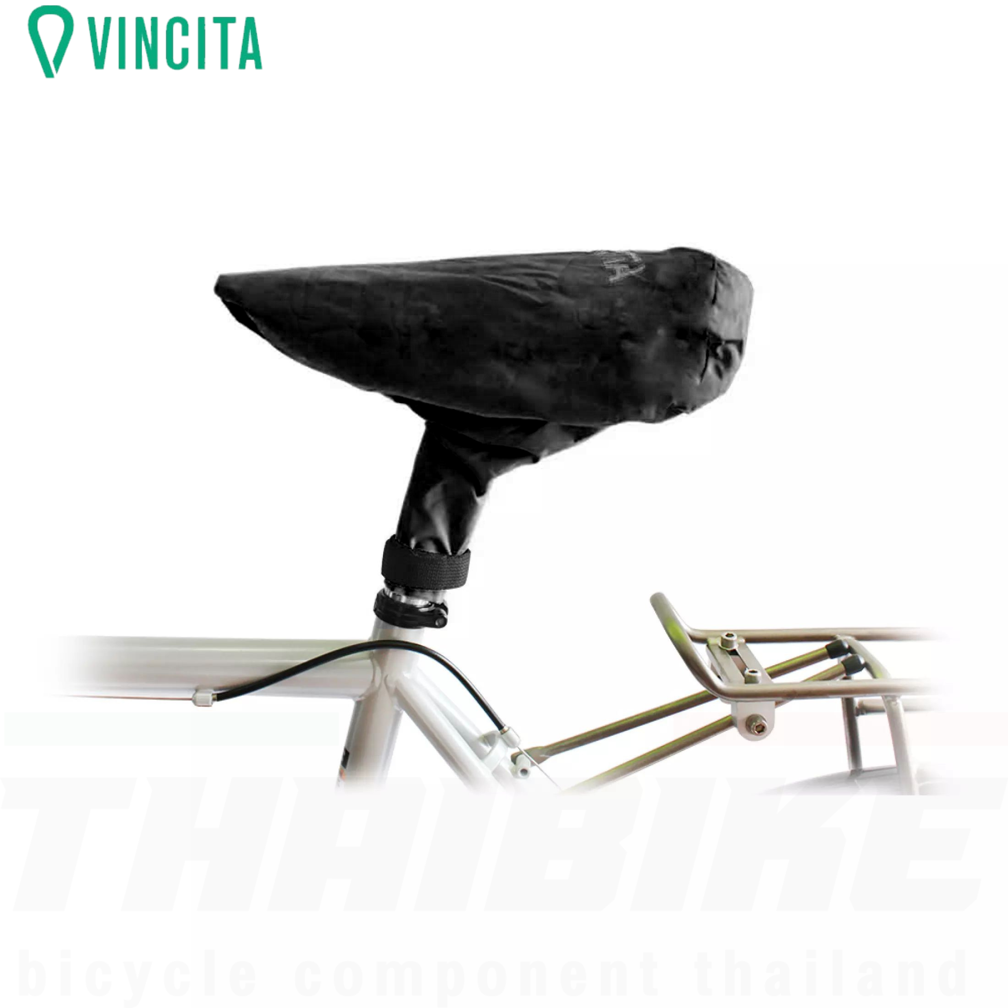 VINCITA B504C — ผ้าคลุมเบาะและหลักอานจักรยาน (กันน้ำ)