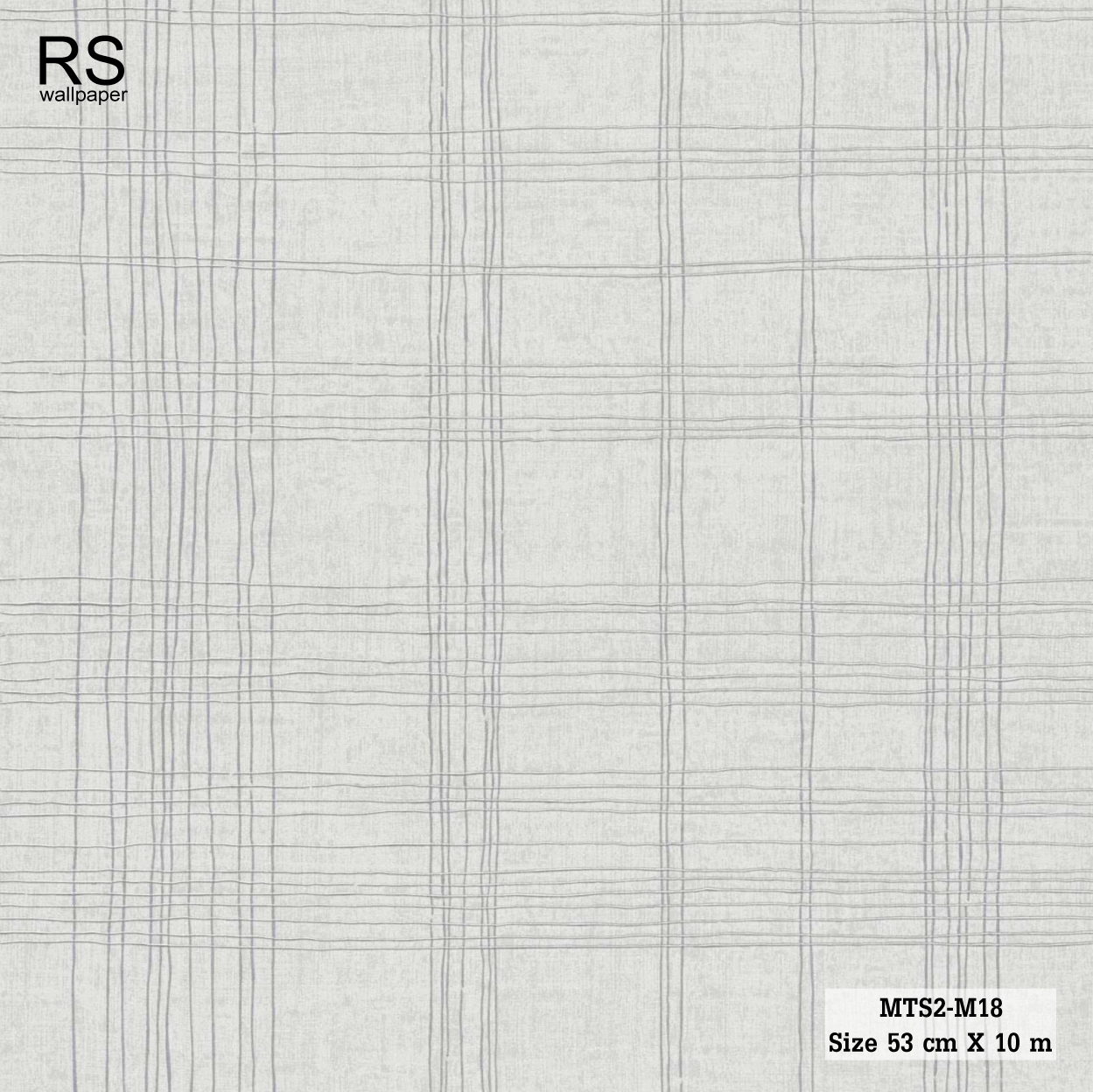 วอลเปเปอร์ ลายเส้นสีเงิน พื้นสีเทาอ่อน MTS2-M18
