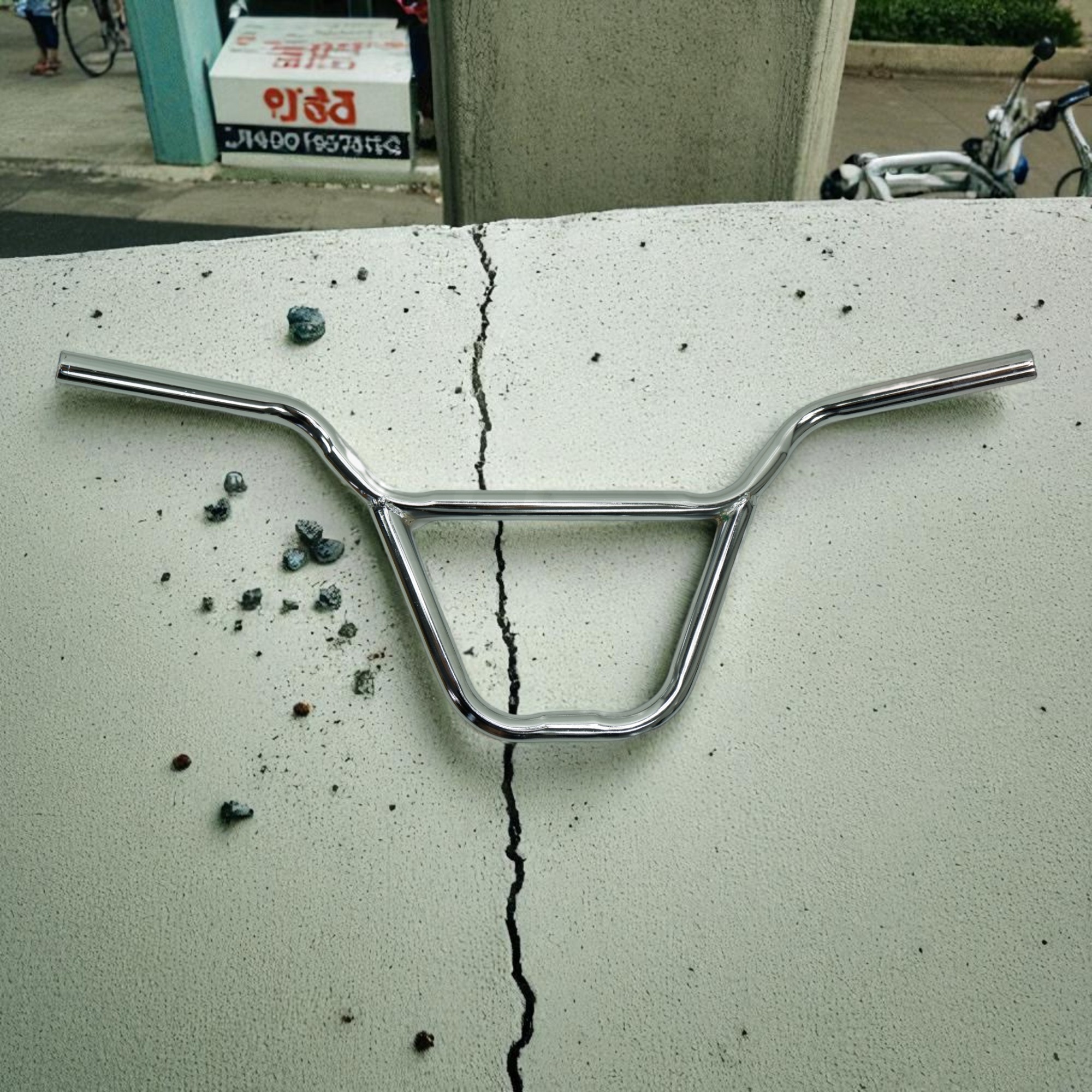 แฮนด์จักรยาน BMX HARO เหล็กชุบโครเมี่ยม