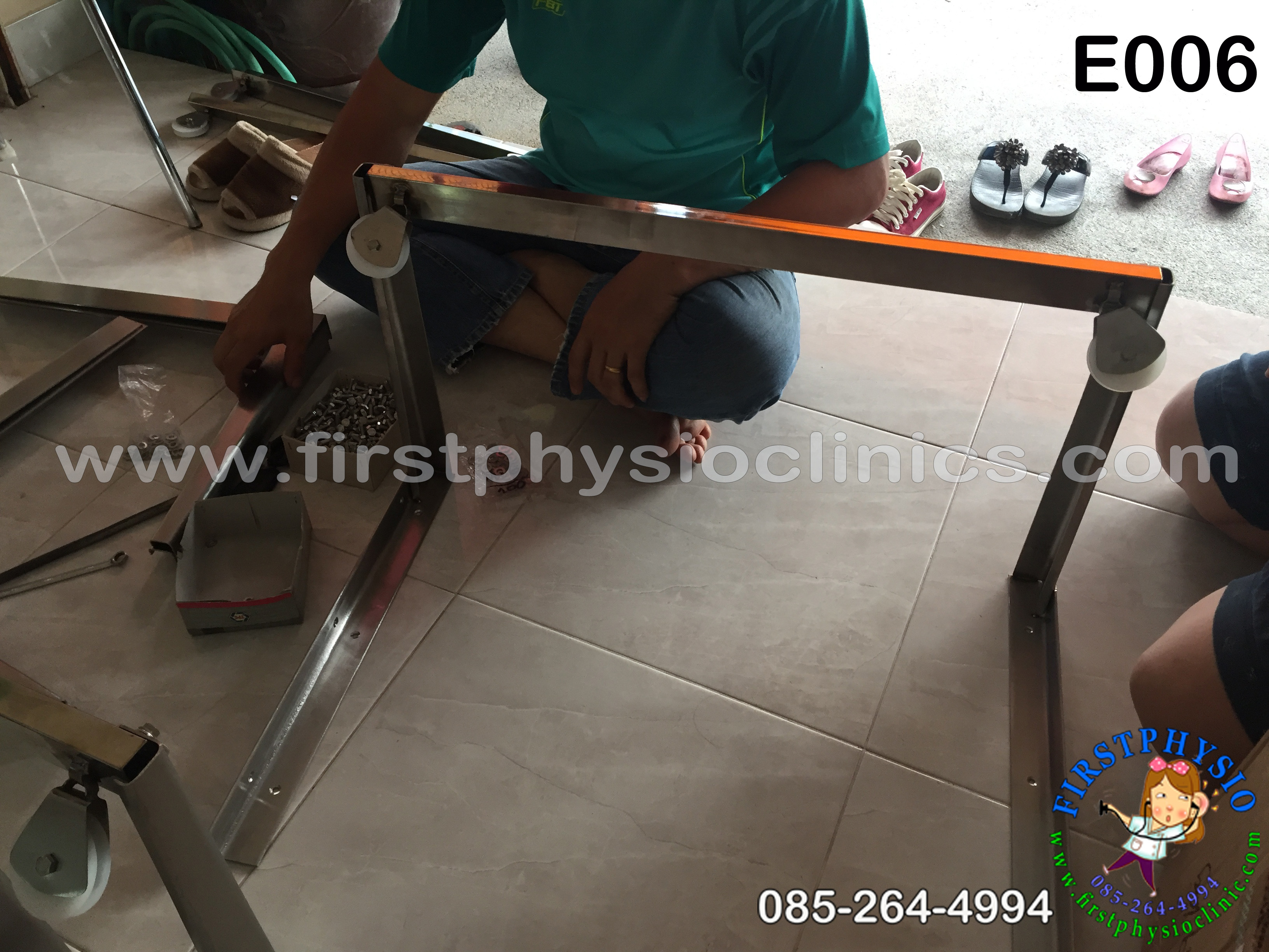 รอกติดผนัง รอกดึงไหล่ฐานสแตนเลส รอกฟื้นฟูไหล่ รอกกายภาพไหล่ รอกบริหารหัวไหล่แบบติดผนัง รอกกายภาพไหล่ติดแข็ง Over Head Pulley