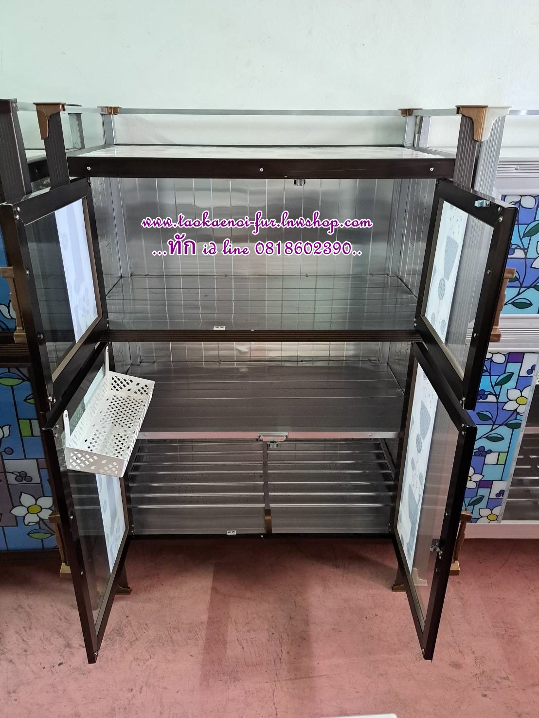 ตู้วางเตาหน้ากระเบื้อง ทรงสูง