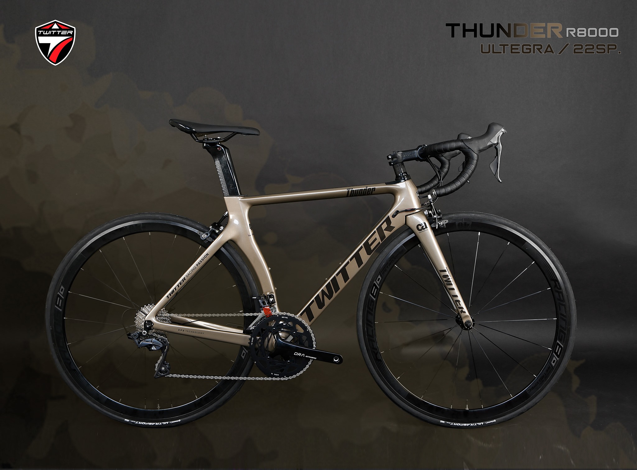 จักรยานเสือหมอบคาร์บอน TWITER CARBON THUNDER