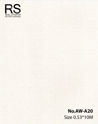 วอลเปเปอร์สีครีมอ่อน มีเทกเจอร์ No.AW-A20