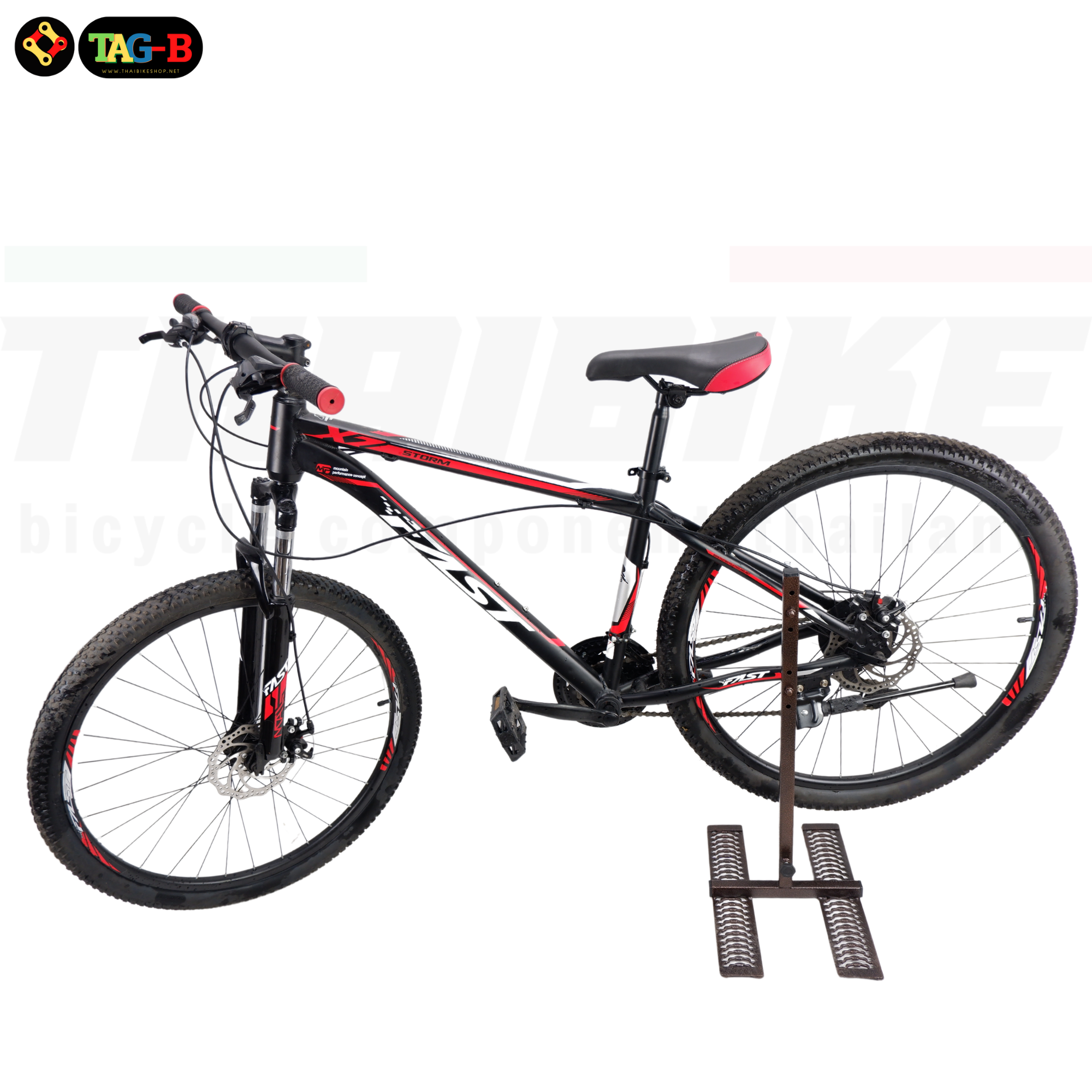 ขาตั้งเกี่ยวข้างจักรยาน TAG-B สำหรับล้อ 24 26 27.5 29 700C (งานไทย) ฐานใหญ่