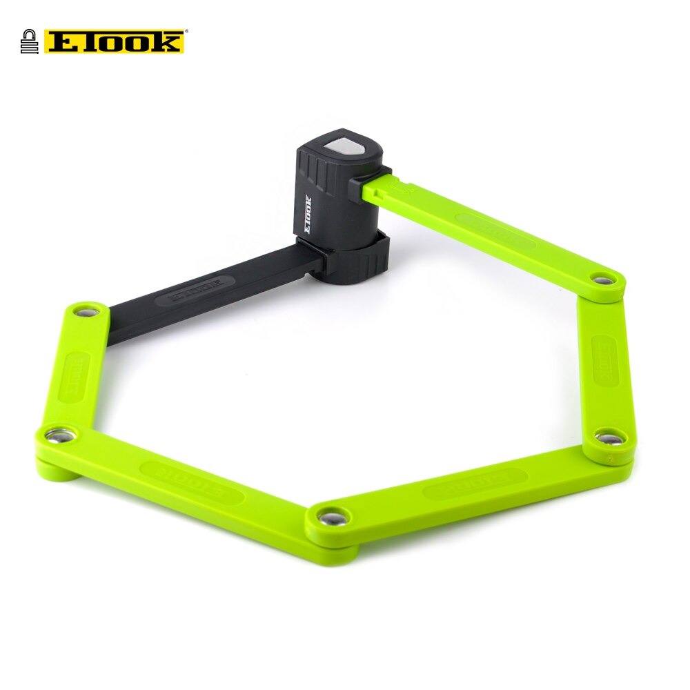 สายล็อคจักรยานแบบพับได้ ตัดไม่ขาด ยี่ห้อ ETOOK รุ่น ET490S ET490S