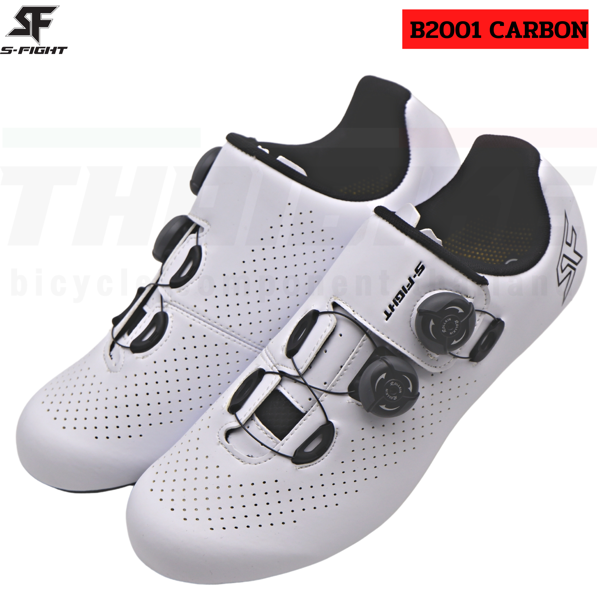 รองเท้าปั่นจักรยาน S-Fight รุ่น B2001 CARBON พื้นคาร์บอน