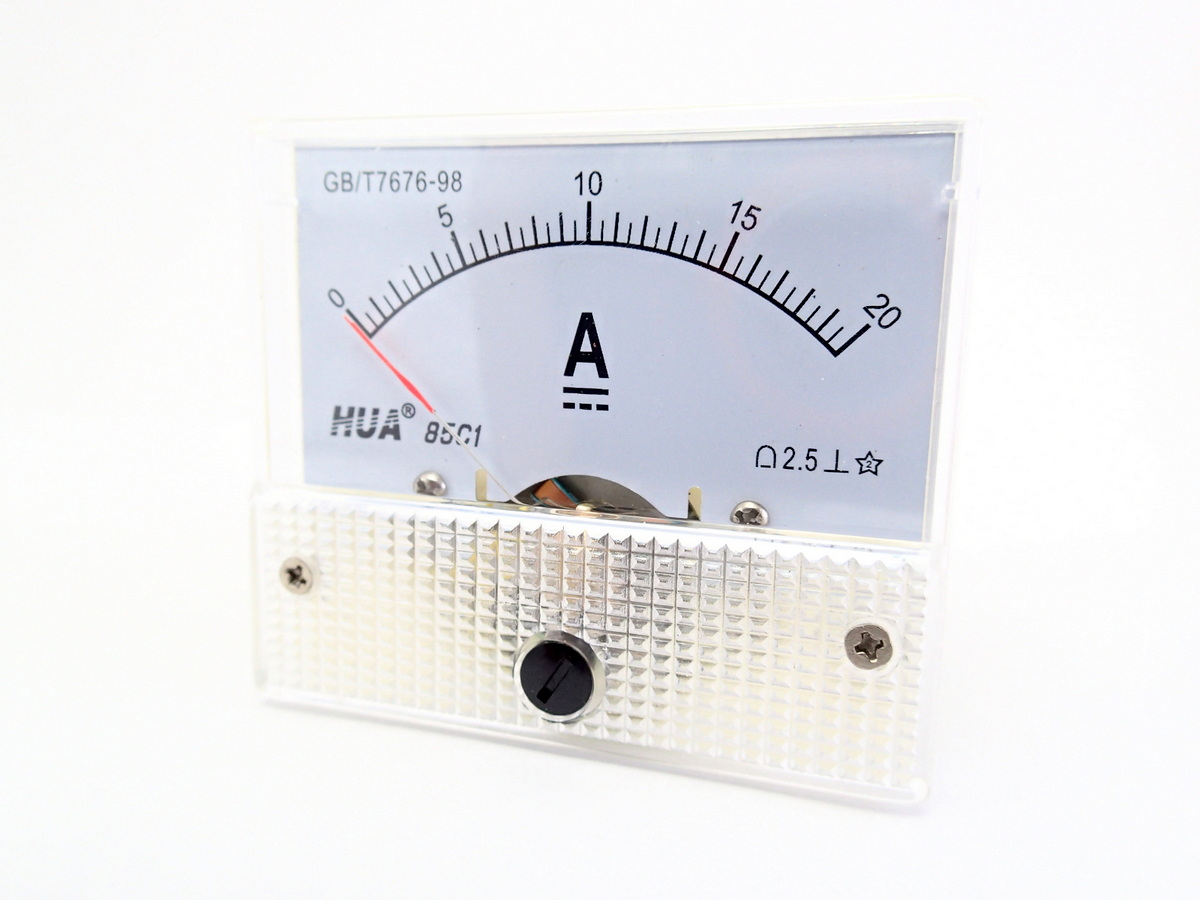 แอมมิเตอร์ DC Analog 0-20A Built-in Shunt