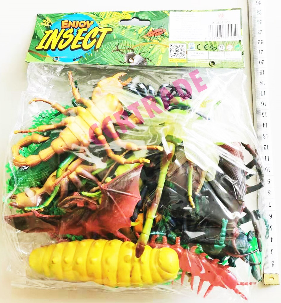 ชุดเรียนรู้โลกแมลง 15 ชิ้นถุง PVC 24.5 ซม.(1x3)