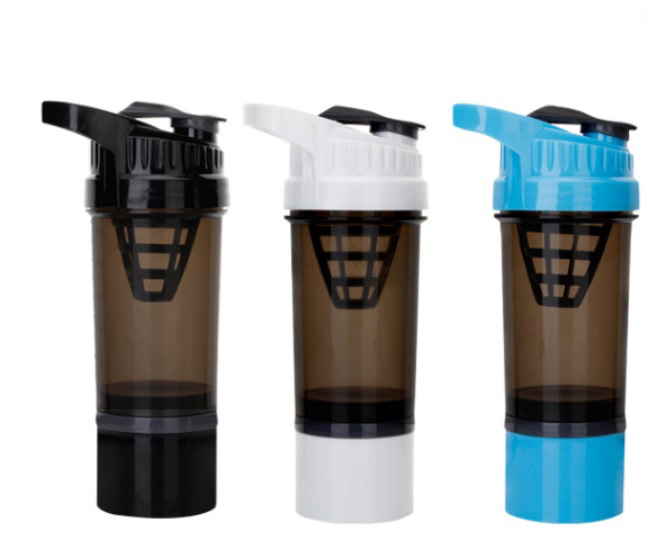 กระบอกเชคเกอร์ Shaker ผสมเวย์ หรือผสมผงอื่น เพียงเขย่าก็ผสมอย่างง่ายดาย