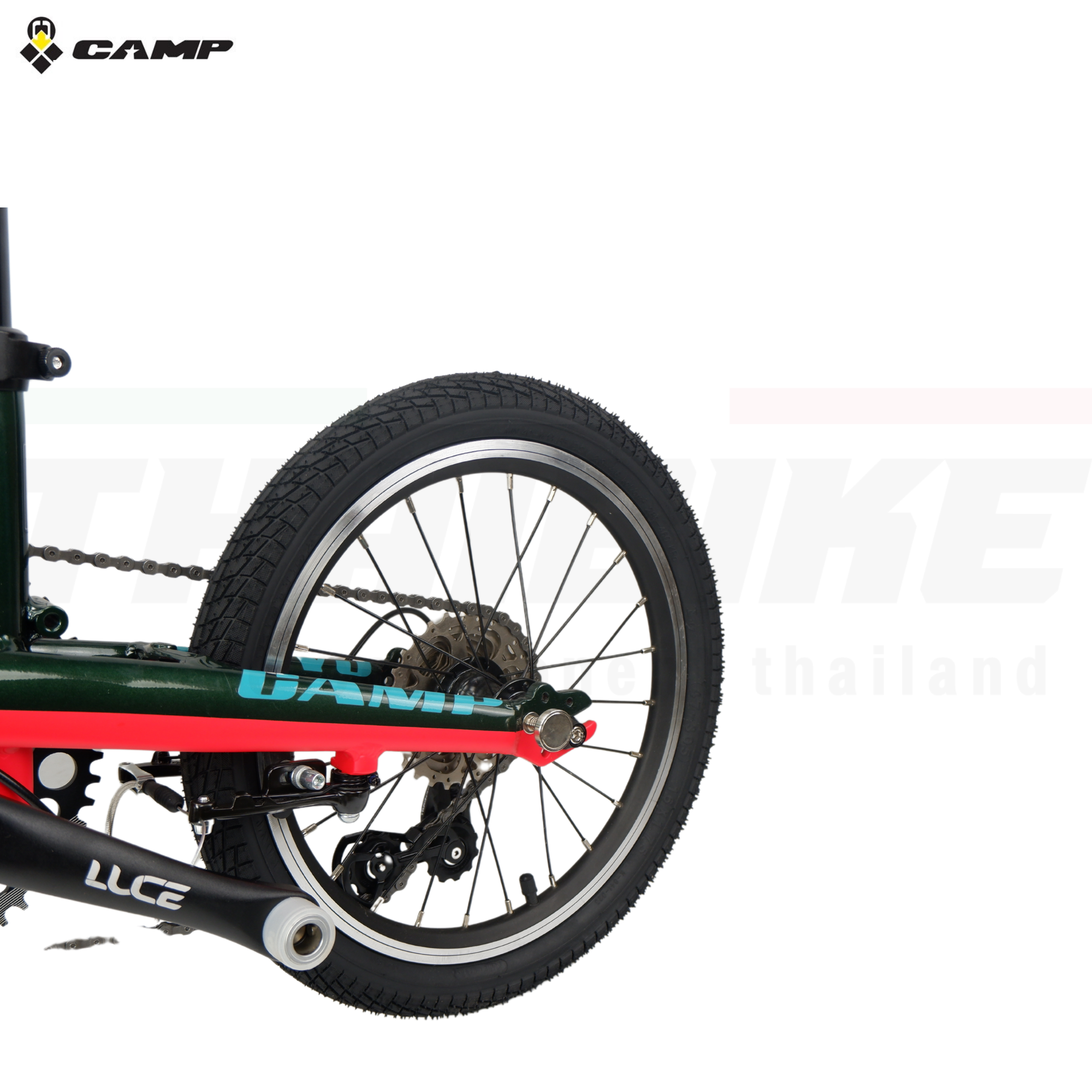 จักรยานพับอลูมิเนียม CAMP รุ่น HAZY ล้อ 16 นิ้ว พกพาสะดวก มีเกียร์