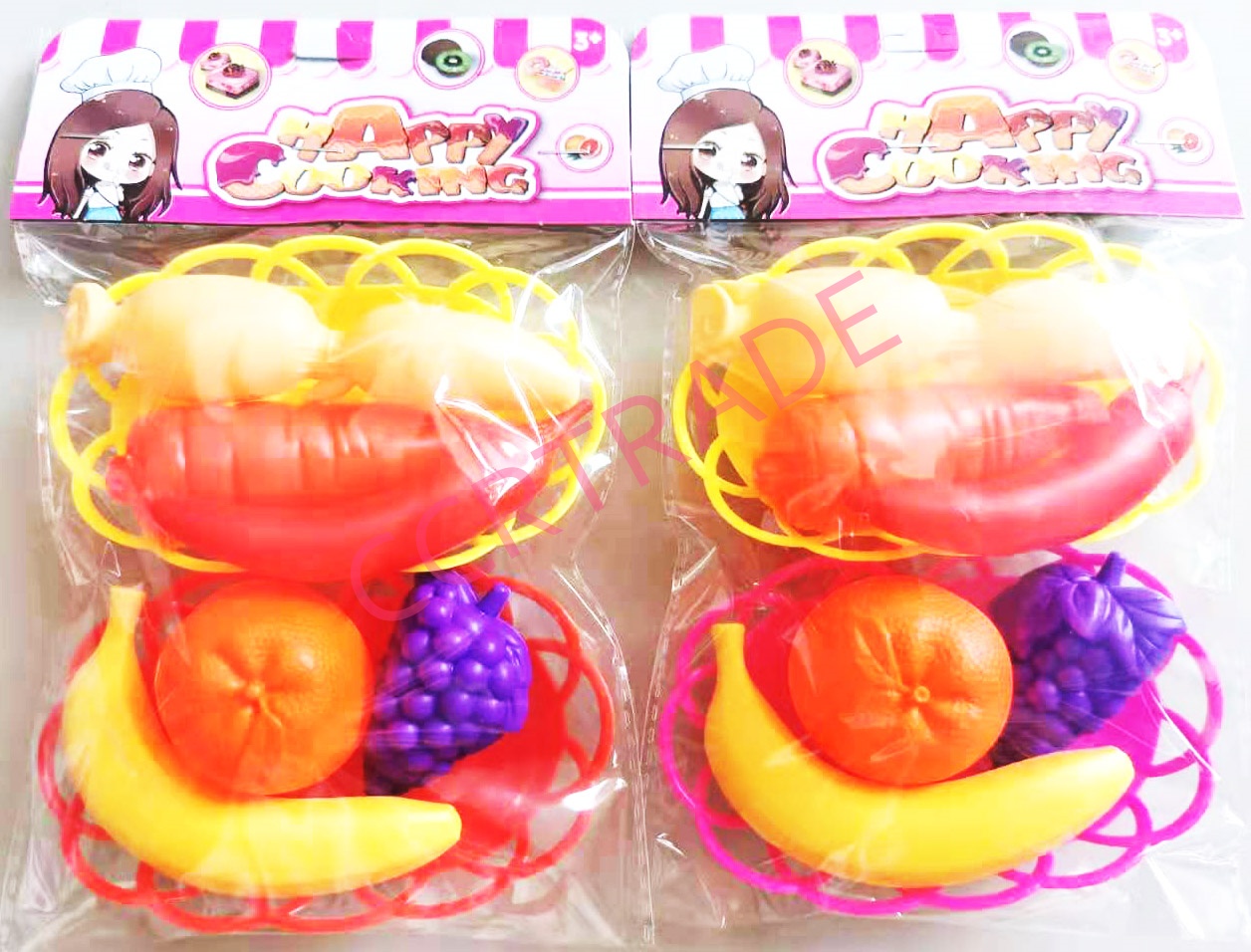 เซ็ทผลไม้ถาด 8 ชิ้นถุง 22.5 ซม.