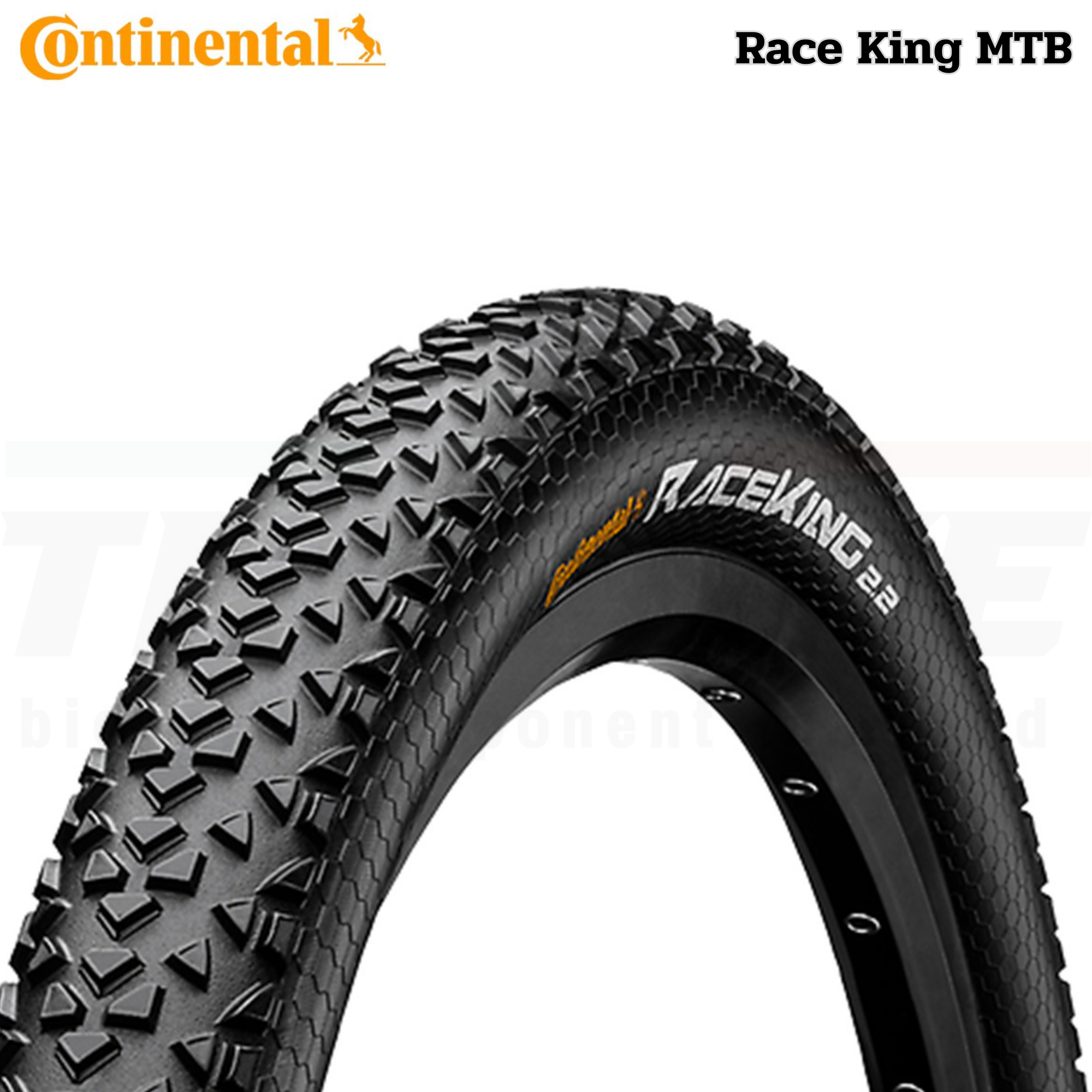 ยางนอกจักรยานเสือภูเขา ขอบพับ Continental Race King (TR) 29X2.20 ทูปเลส เรดดี้