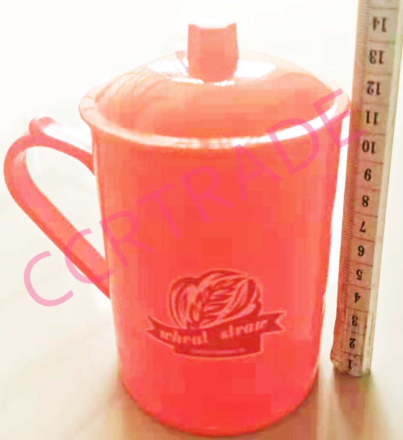 แก้วสีหวาน+ฝาปิด 8x13 ซม.