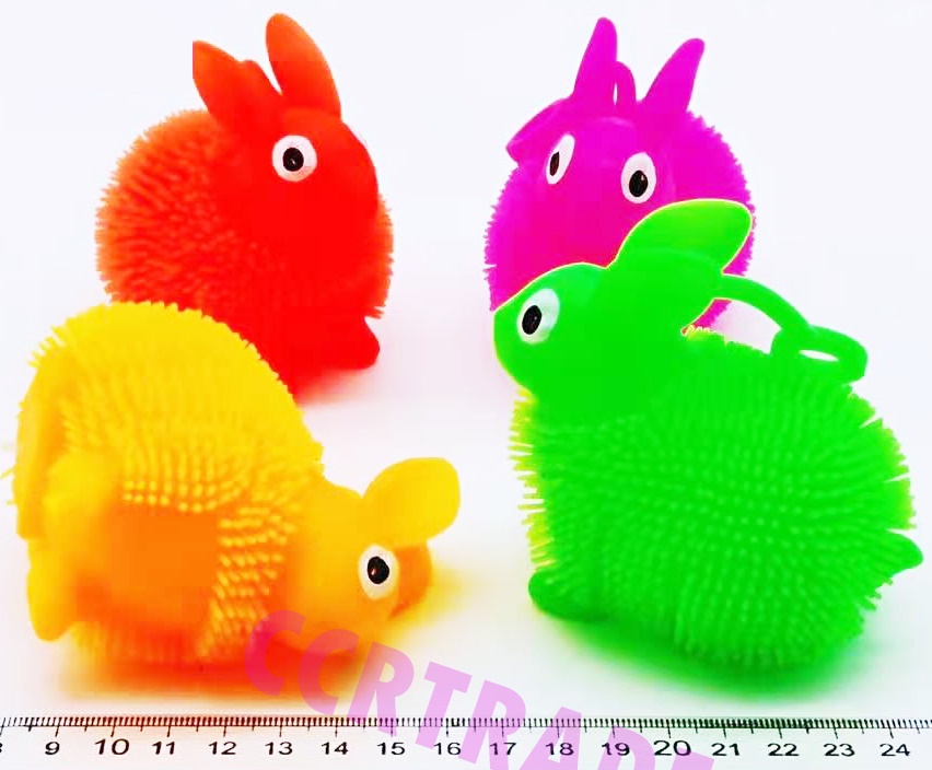 กระต่ายบีบ มีไฟ 8.5 ซม.กล่อง (1x24)